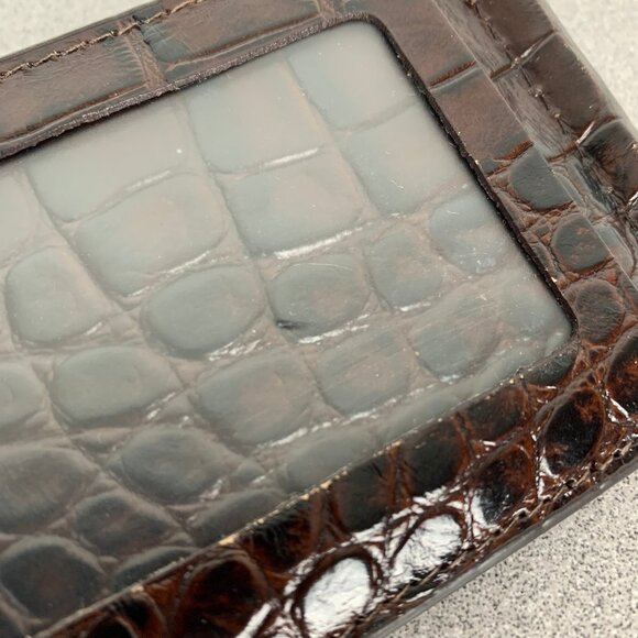 Masters Martin Dingman Alligator Card Holder Card Case ID Window Money Clip - Picture 3 of 15